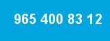 965 400 83 12 965 400 83 12